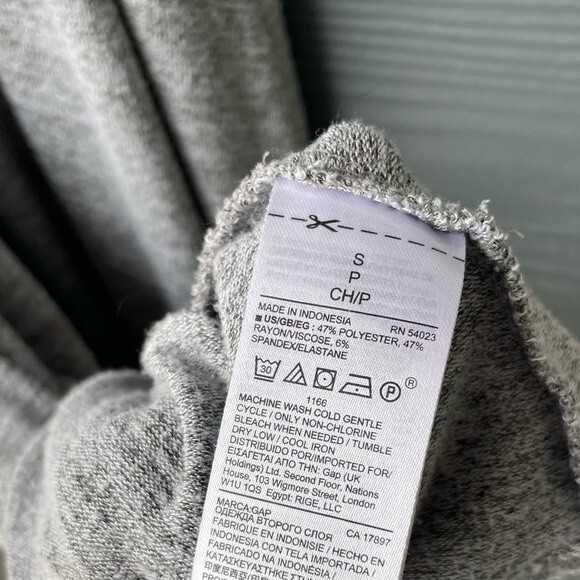 GAP Gray Tank Swing Dress Size S - Picture 4 of 5